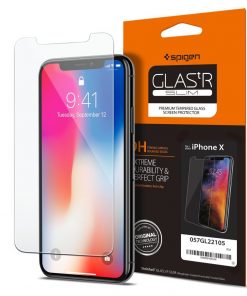 Spigen iPhone Xs X Mica Cristal Templado GLAS.tR