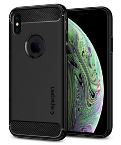 Spigen Iphone Xs Funda Rugged Armor - Negro