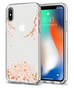 Spigen iPhone X Funda Liquid Crystal Blossom - Crystal Clear