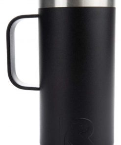 RTIC 16 oz Travel Coffe Cup Taza - Charcoal Negro